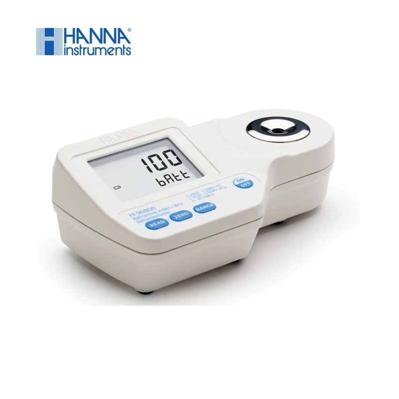 Refractómetro digital para índice de refracción y Brix - HI96800