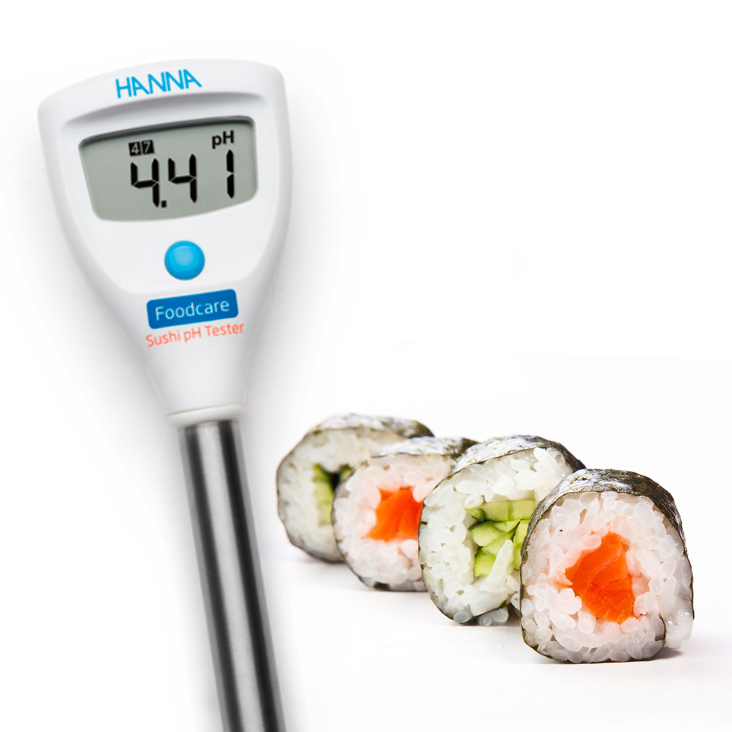 Medidor de pH para el control de la calidad del Sushi - HI981035